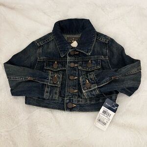 Ralph Lauren Polo Goods Denim Jean Jacket Unisex Kid 2/2T NEW Blue Classic